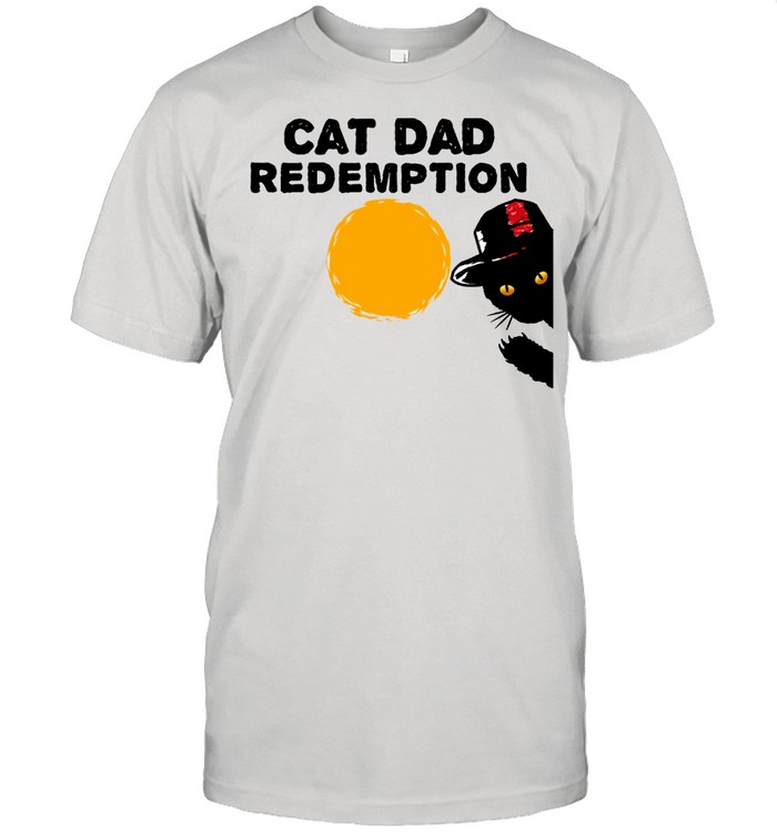 Cat dad redemption catdad western parody mashup Langarmshirt shirt