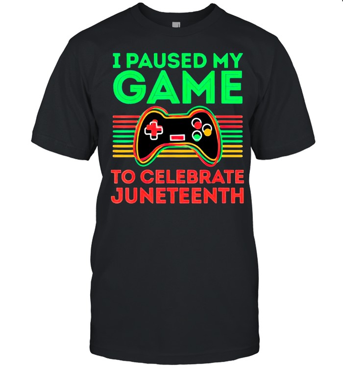 I Paused My Game to Celebrate Juneteeth Classic shirt Classic Men's T-shirt