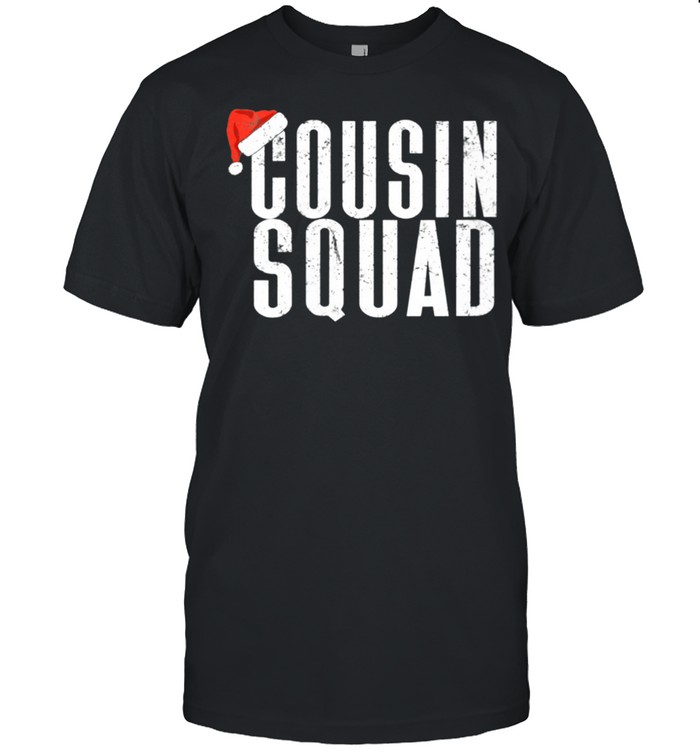 Vintage Santa Hat Cousin Squad Matching Family Christmas shirt Classic Men's T-shirt