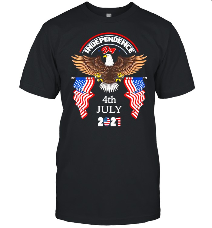 Independence day 4th of July American flag patriotic eagle mullet T-Shirt