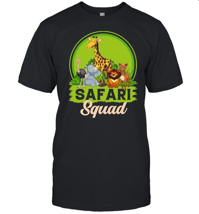 Safari Squad Zoo Animals T-shirt