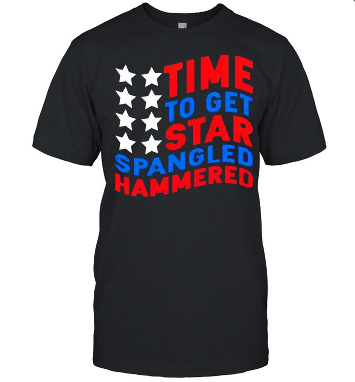 Time to get star spangled hammered shirt