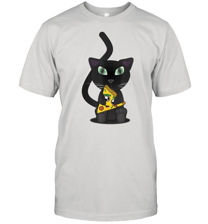 Kitty Cats  Cute Pizza Cat  Classic Men's T-shirt
