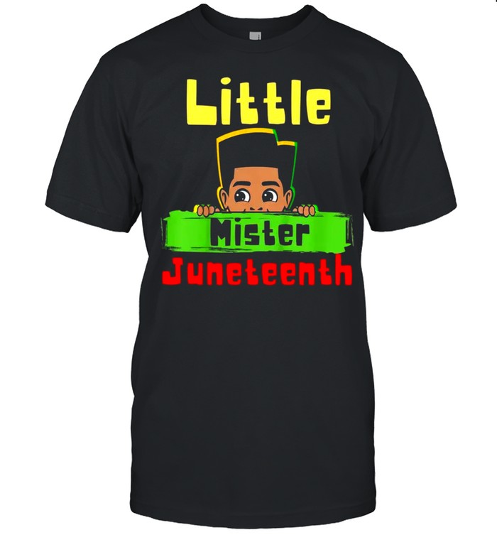 Little Mister Juneteenth Son Toddler  Classic Men's T-shirt