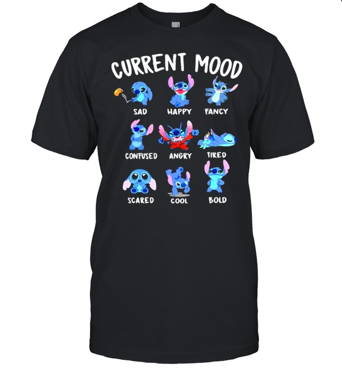 Current Mood Of Stitch  Classic Men's T-shirt