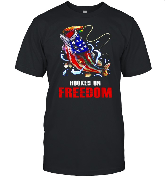 Hooked On Freedom Love Fishing shirt Classic Men's T-shirt