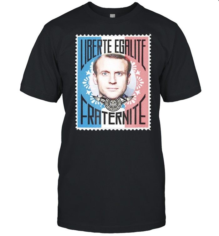 Macron France Postage Stamp T-shirt