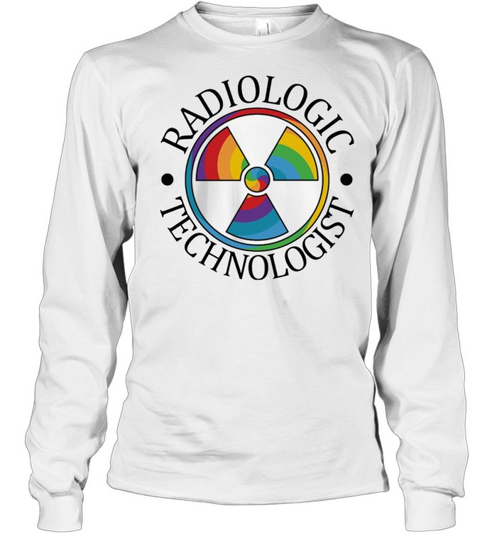 Radiologic technologist rainbow symbol shirt Long Sleeved T-shirt