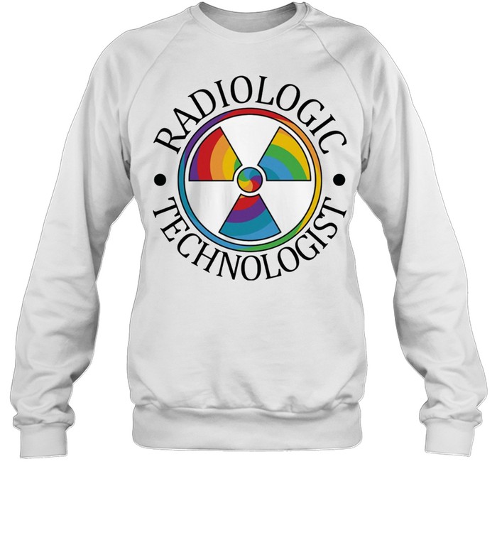 Radiologic technologist rainbow symbol shirt Unisex Sweatshirt