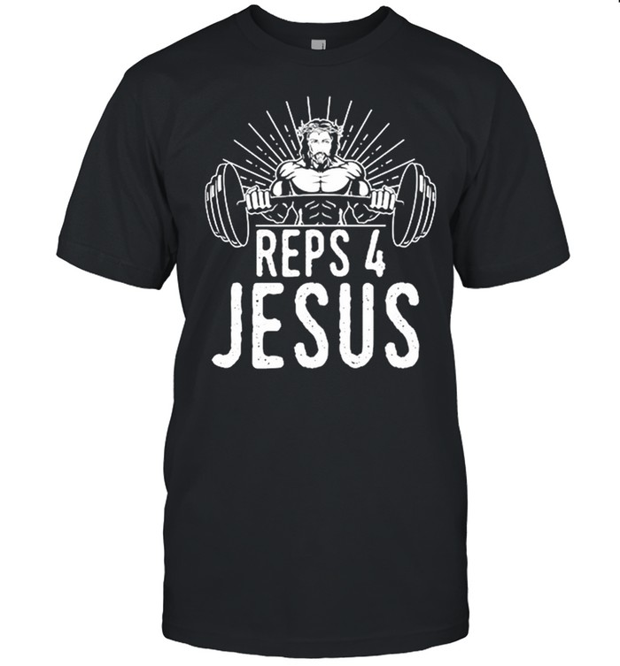 Reps 4 Jesus Weightlifting shirt Classic Men's T-shirt
