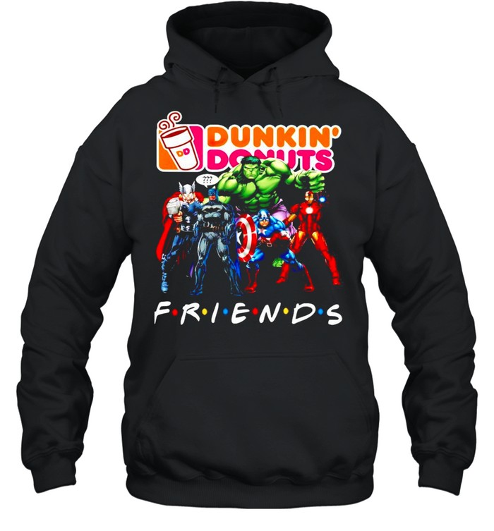 Avengers Dunkin Donuts friends shirt Unisex Hoodie