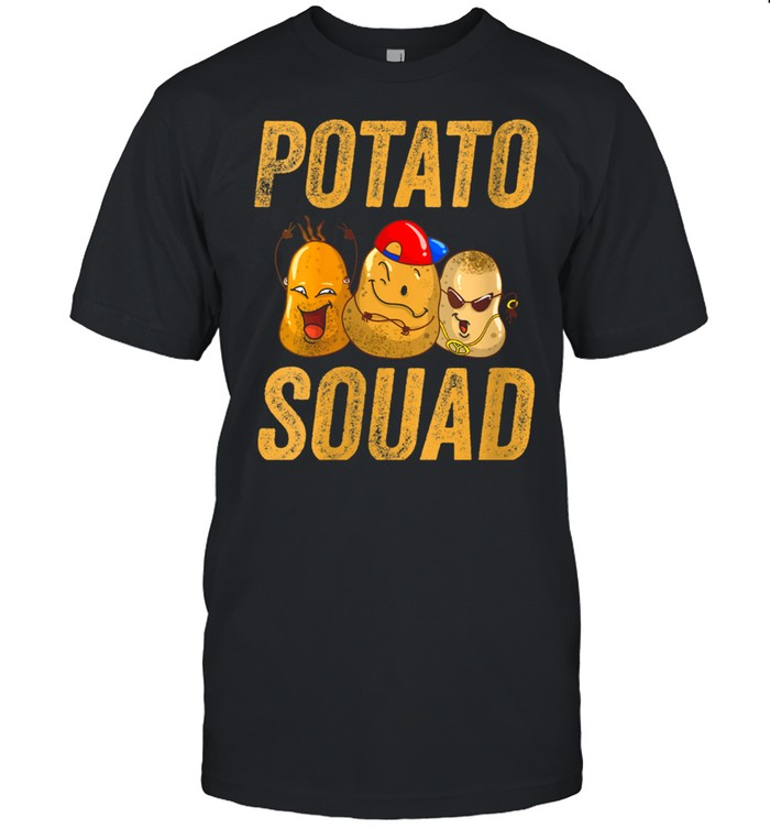 Potato Squad Cool Vegetarian Team shirt