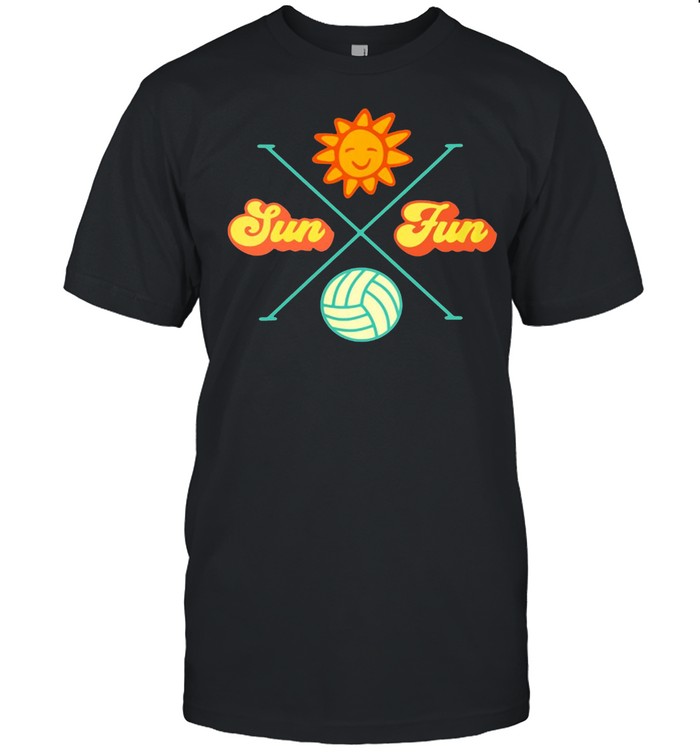 Womens Volleyball Beach Sun Fun  Classic Men's T-shirt
