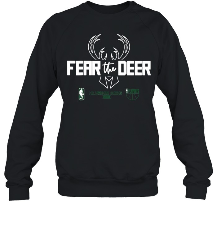 Fear The Deer Milwaukee Bucks Playoff 2021 T- Unisex Sweatshirt