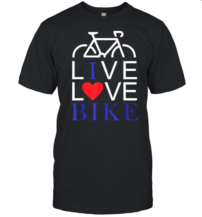 I Love Bike Live Love Bike T- Classic Men's T-shirt