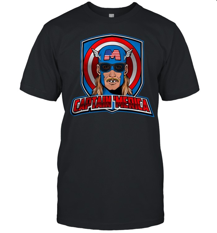 Marvel Captain America Flag T-shirt