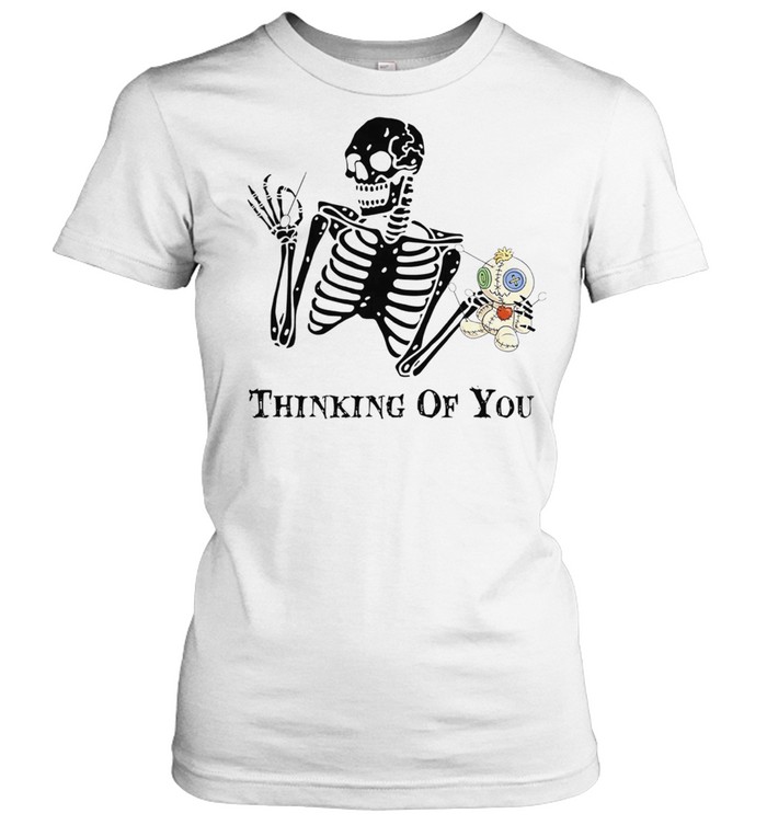 Skeleton thinking of you shirt Classic Women's T-shirt