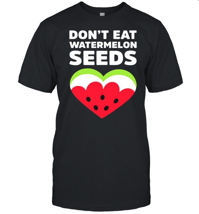 Don’t Eat Watermelon Seeds Watermelon Heart Summer T-shirt Classic Men's T-shirt