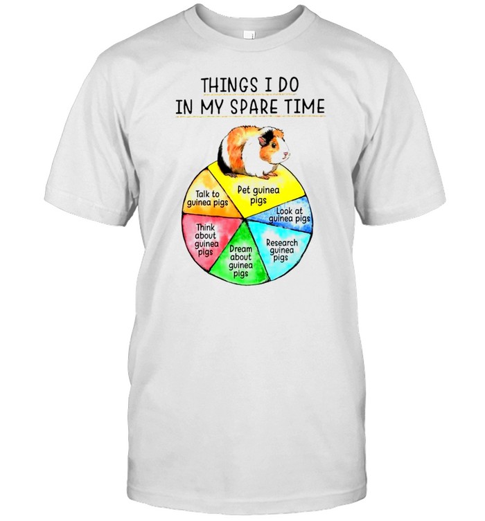 Guinea Pig I things I do in my spare time shirt Classic Men's T-shirt