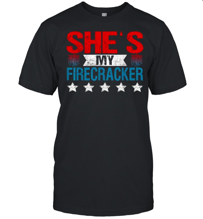 She’s My Firecracker 4th July T- Classic Men's T-shirt