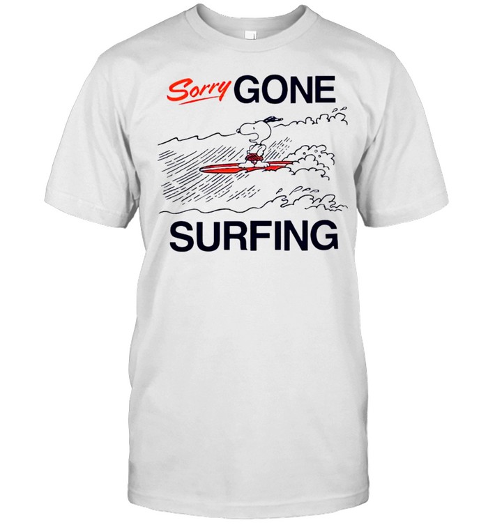 Snoopy sorry gone surfing shirt Classic Men's T-shirt