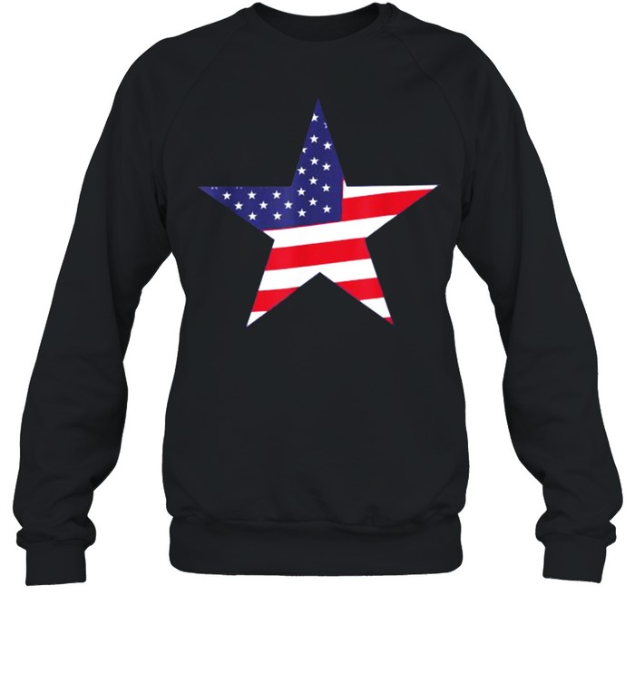 Star Shaped Flag T- Unisex Sweatshirt