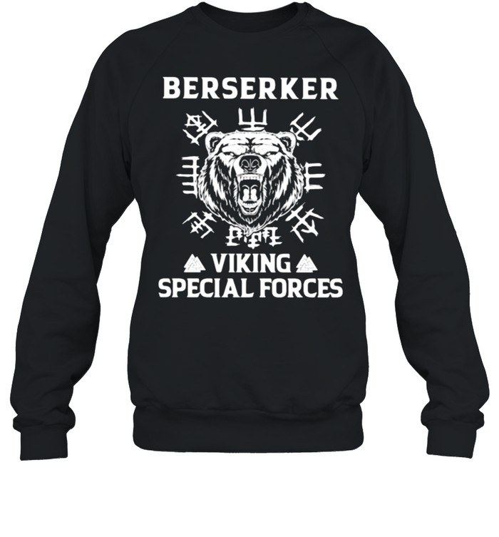 Berserker Viking Specical Forces Bear Viking  Unisex Sweatshirt