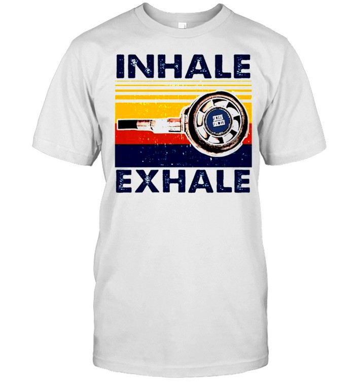 Inhale exhale vintage shirt Classic Men's T-shirt