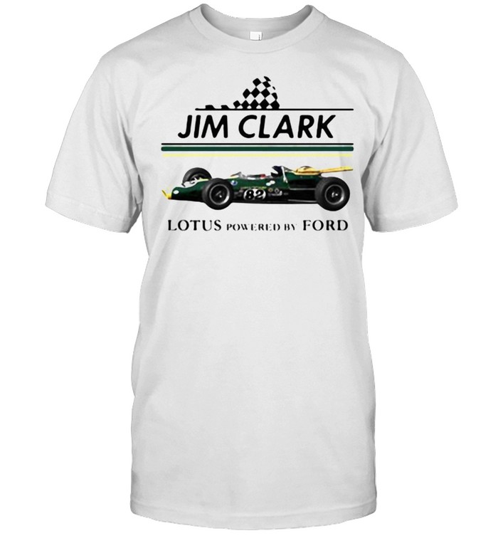 Jim Clark Lotus Powered By Ford Car  Classic Men's T-shirt
