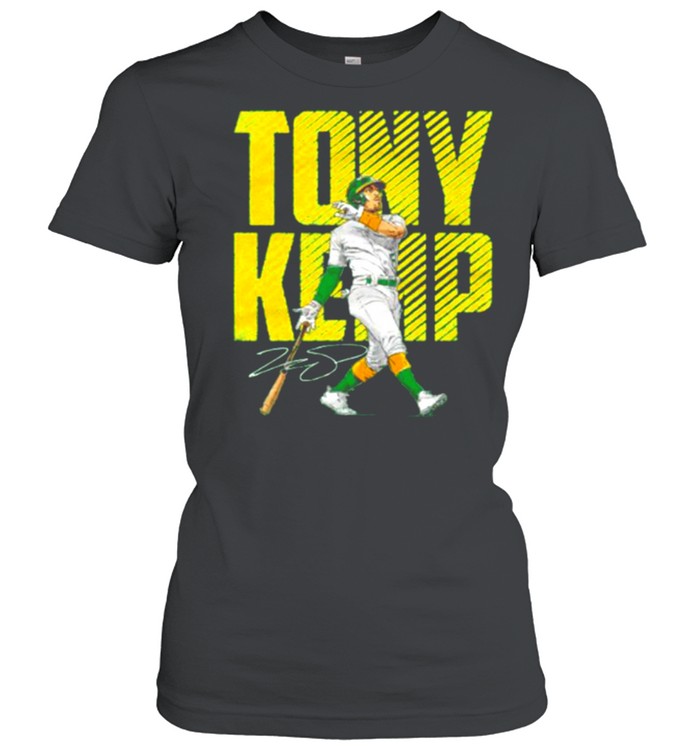 Oakland Athletics Tony Kemp signature shirt Classic Women's T-shirt