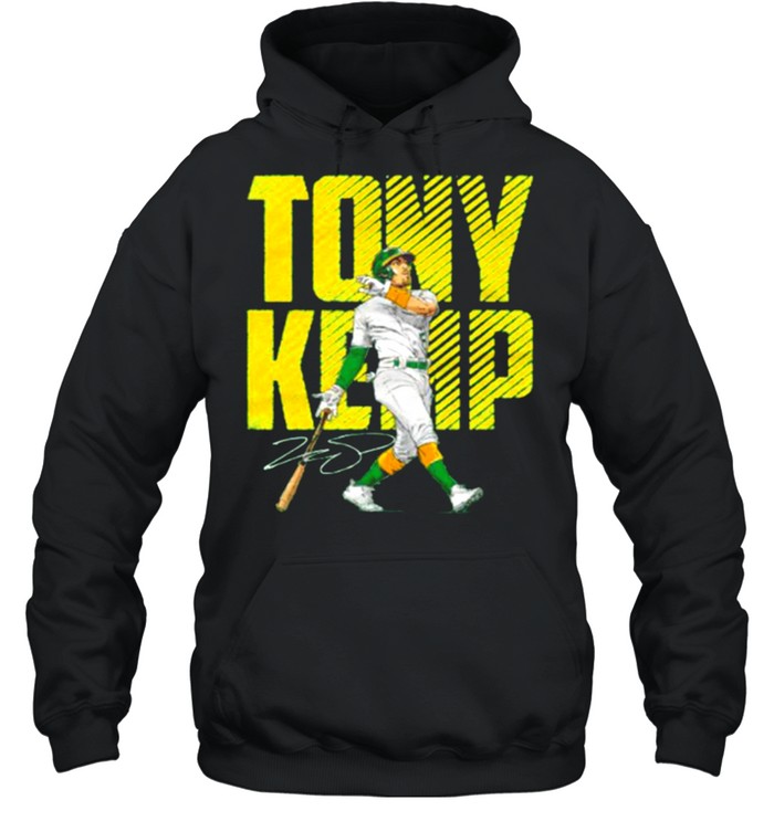 Oakland Athletics Tony Kemp signature shirt Unisex Hoodie