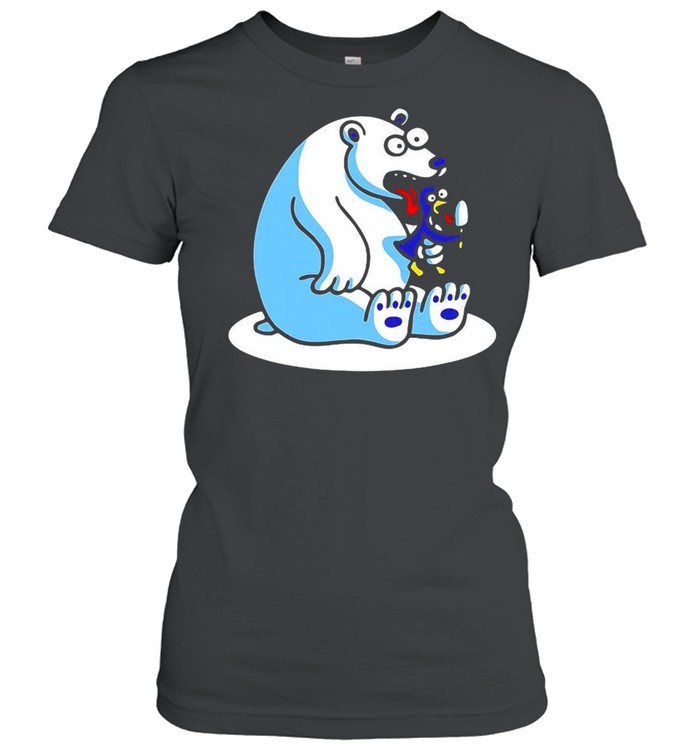 Polar Bear Penguin Ice Cream T-shirt Classic Women's T-shirt