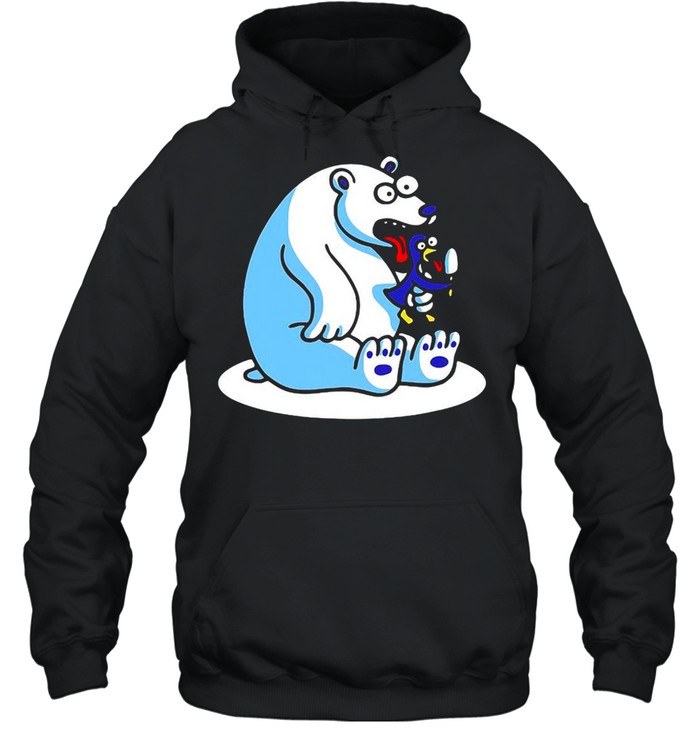 Polar Bear Penguin Ice Cream T-shirt Unisex Hoodie