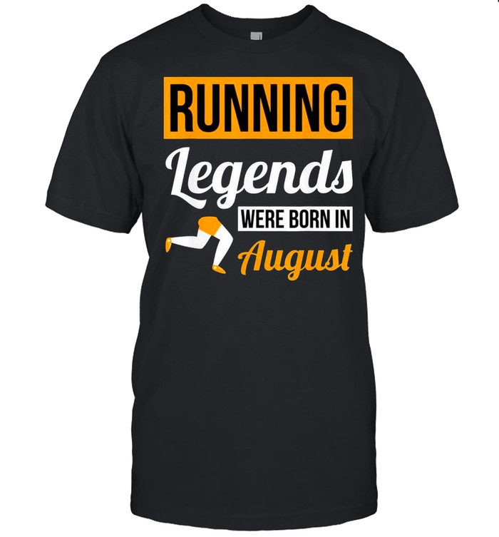 Running Legends Were Born In August Birthday Classic shirt Classic Men's T-shirt