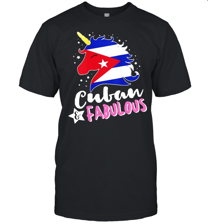 Unicorn Cuban Fabulous Flag T-shirt Classic Men's T-shirt
