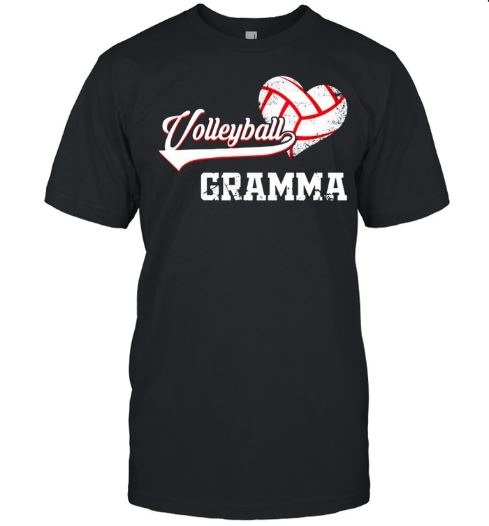Volleyball Gramma Heart shirt