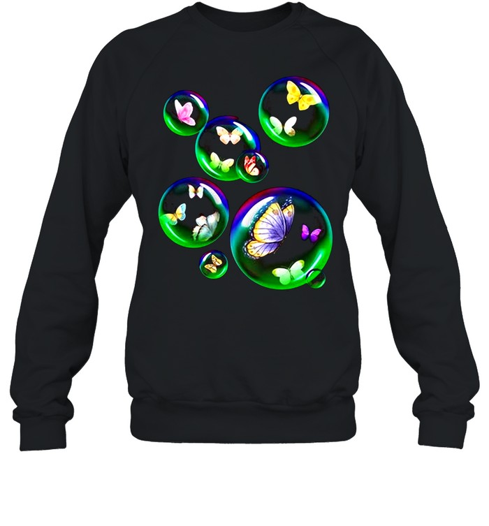 Butterfly Bubble T-shirt Unisex Sweatshirt
