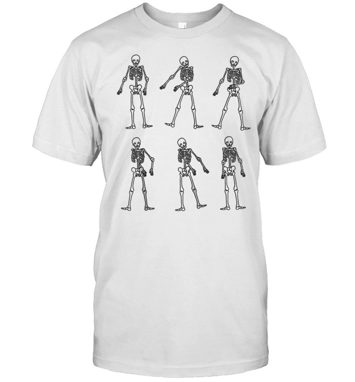 Cool Floss Dance Skeletons Cute Dancing Boys Girls shirt