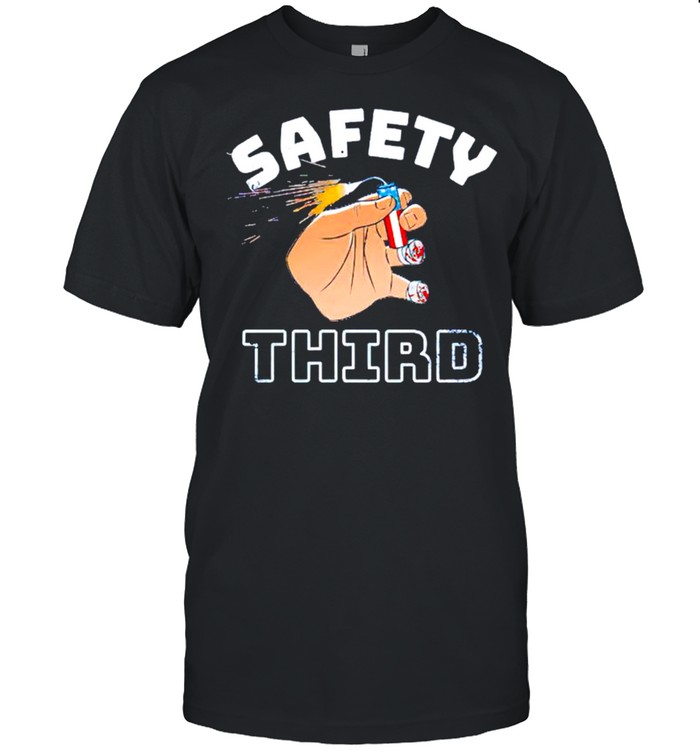 Firework safety third shirt Classic Men's T-shirt