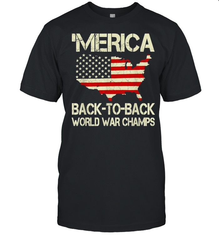 Merica Back To Back World War Champs T- Classic Men's T-shirt