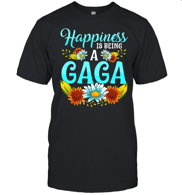 Flower Happiness Is Being A Gaga T-shirt Classic Men's T-shirt