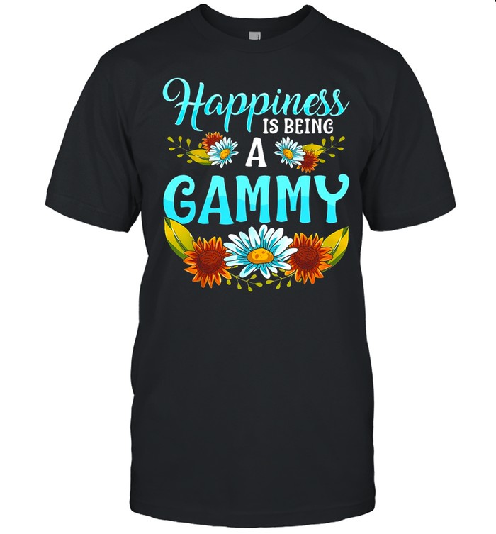 Flower Happiness Is Being A Gammy T-shirt