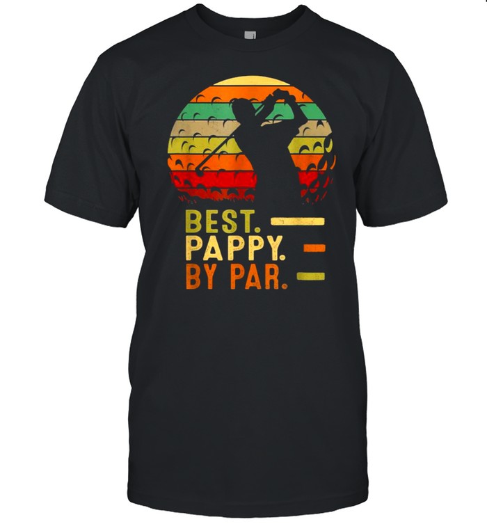 Best Pappy By Par Father’s Day Golf Vintage T-Shirt