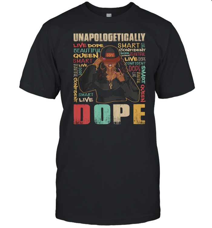 Black Girl unapologetically dope vintage t-shirt