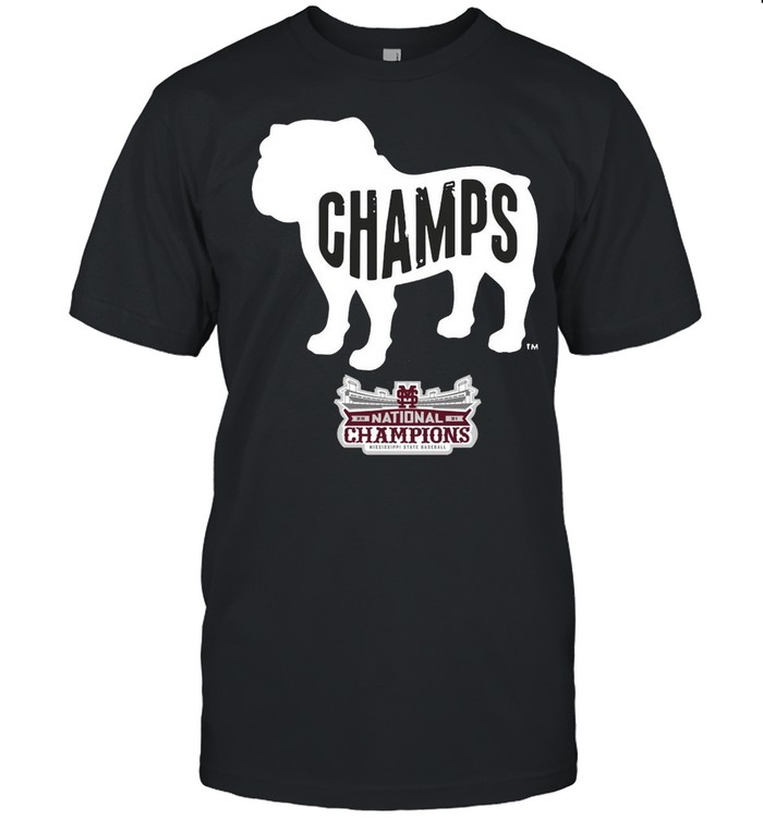 Champs mississippi state bulldogs football national champions shirt