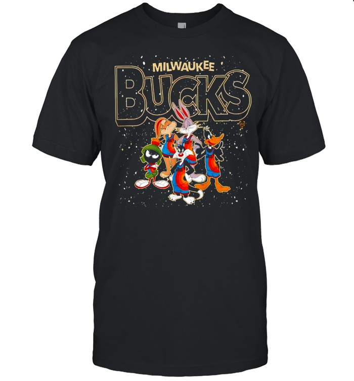 Milwaukee Bucks Space Jam 2 characters shirt