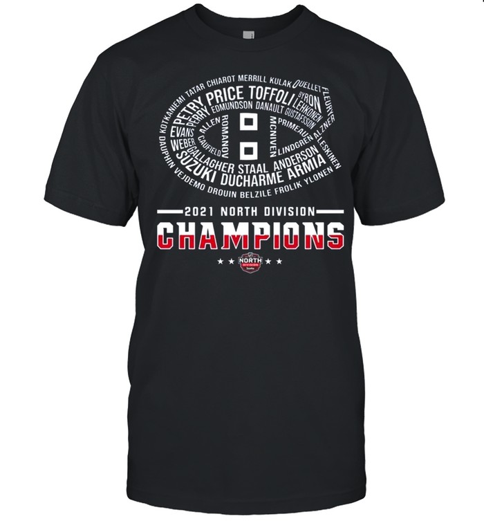 Montreal Canadiens NHL 2021 North Division Championsshirt Classic Men's T-shirt