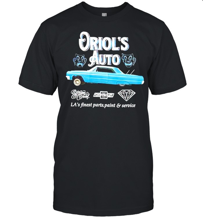 Oriol’s Auto LA’s finest parts paint and service shirt