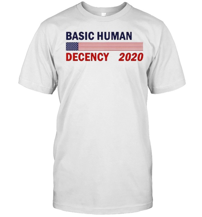 Basic human decency 2020 shirt Classic Men's T-shirt