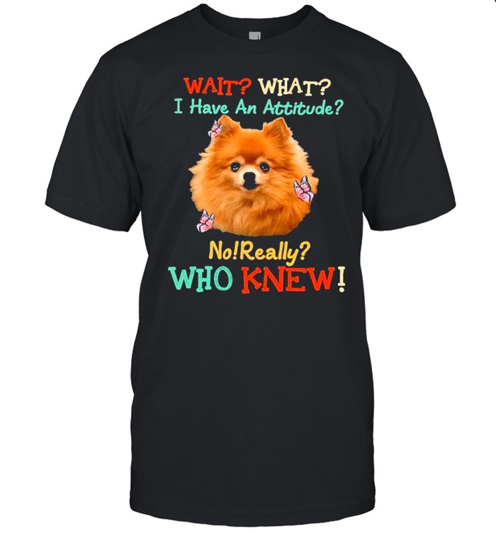 German spitz attitude really for dog lover shirt